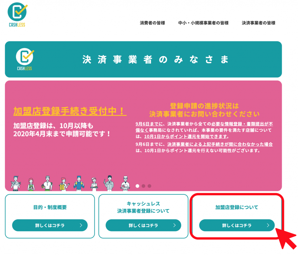 クリニック・歯科医院などの医療機関はキャッシュレス・ポイント還元事業に加盟できるのか。